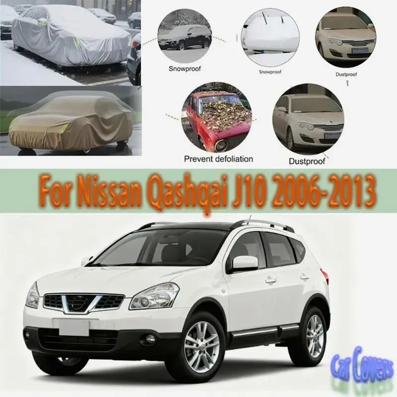 

For Outdoor Protection Waterproof Dustproof Full for Nissan Qashqai J10 2006-2013 Car Covers