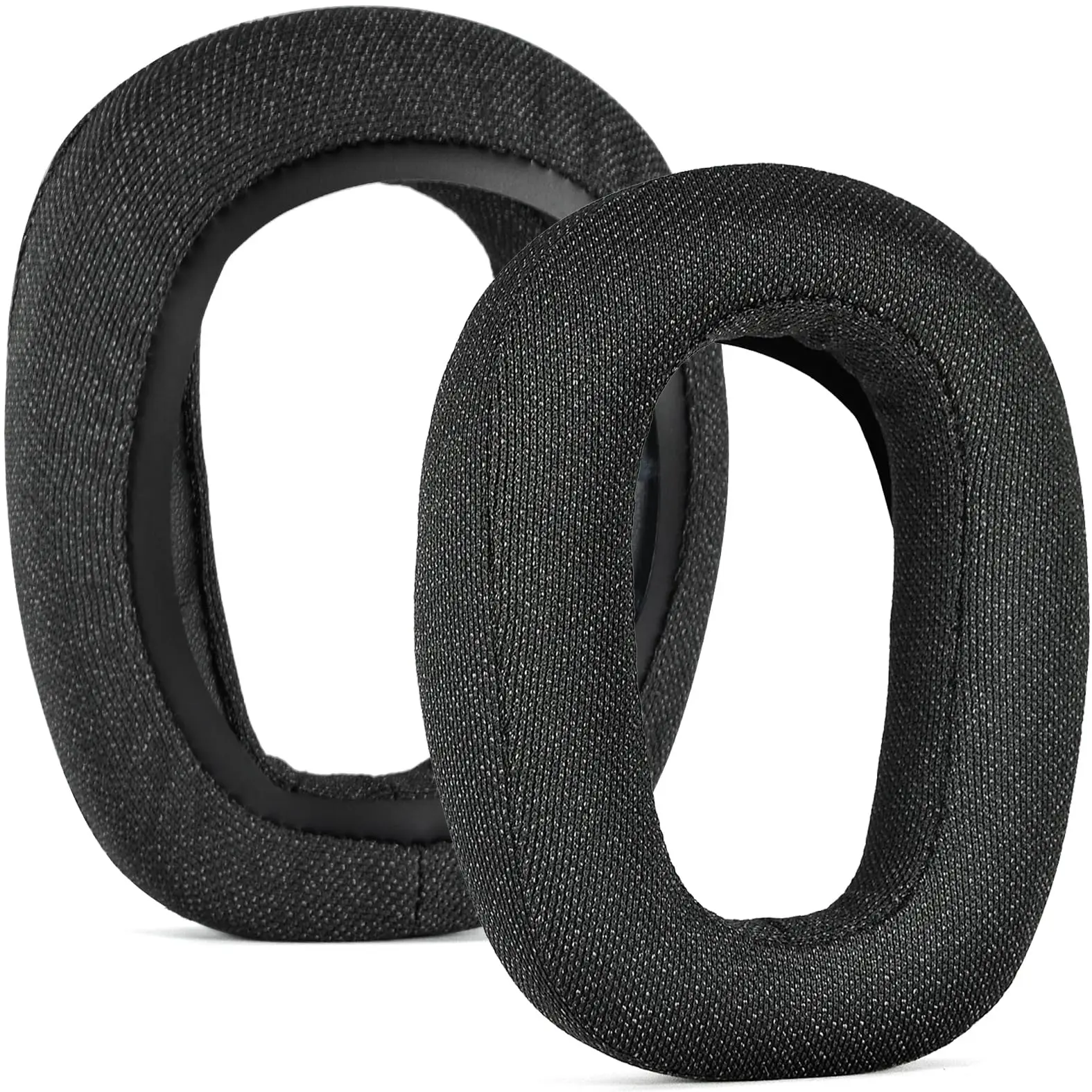 Replacement Fabric Ear Pads for Logitech Zone Vibe 100/125, G435 Lightspeed Over-Ear Headphones Ear Covers Repair Parts