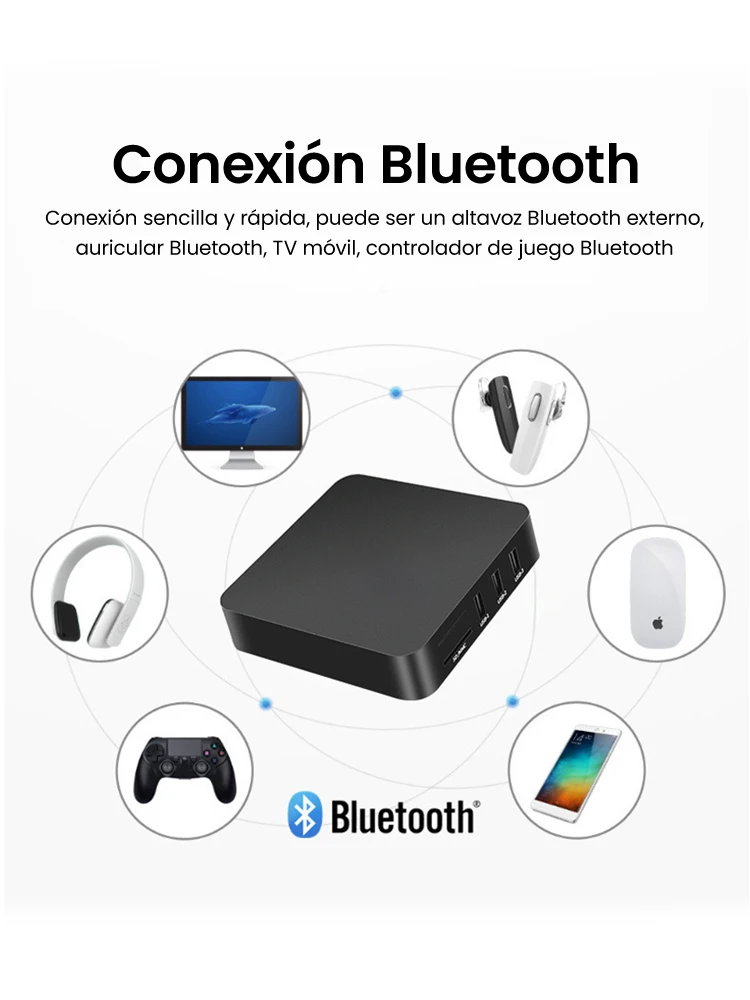 صندوق تلفزيون أندرويد الذكي للمنزل | 4K فائقة الدقة | واي فاي لاسلكي | شاشة الإسقاط | الذاكرة: 2 جيجا بايت + 16 جيجا بايت #5