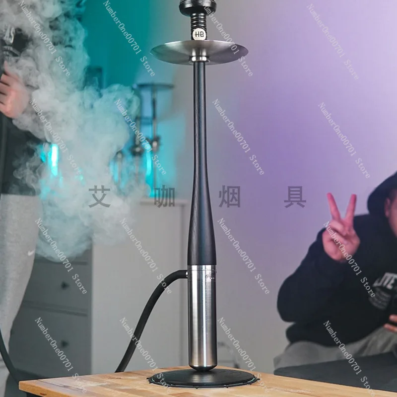 Baseball Themed Large Hookah Set, Aluminum Alloy Water Pipe with Full Accessories - view 4