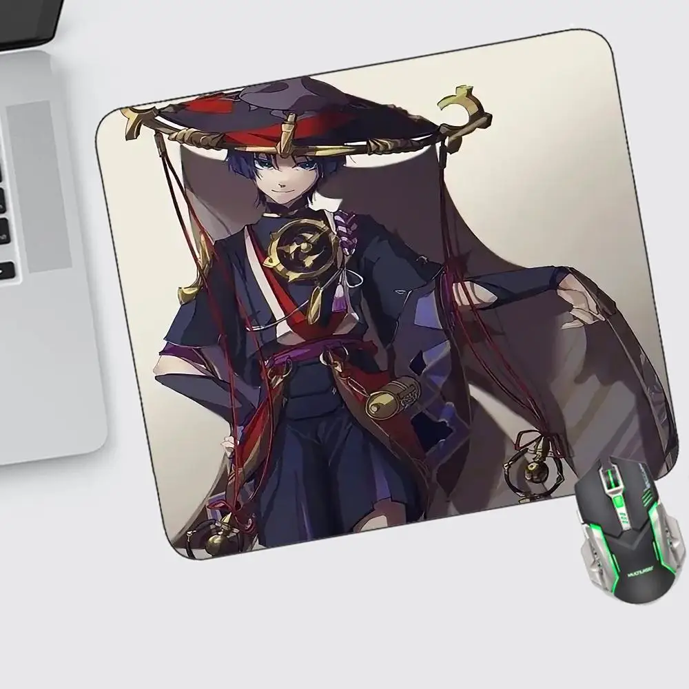 Genshin Impact Wanderer Mouse Pad Small Gaming Accessories Keyboard Computer Offices Desk Mat Pc Gamer Non-slip Rubber Mousepad