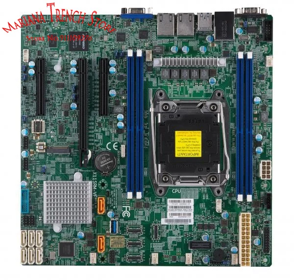 X11SRM-VF for Supermicro MicroATX Motherboard LGA-2066 Xeon W-2100 W-2200 Processors DDR4 Dual LAN With i210 Gigabit Ethernet