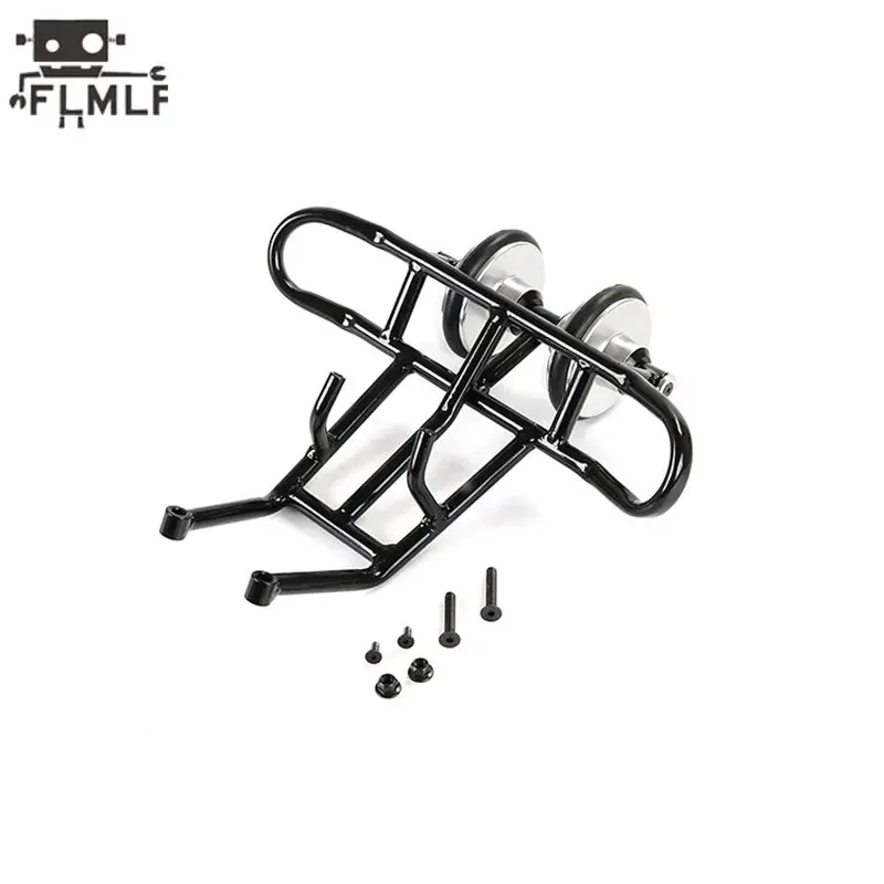 Rear Wheel Bar Wheelie Bar with Double Wheel Fit for 1/5 HPI ROVAN ROFUN KINGMOTOR BAJA 5B SS RC CAR PARTS