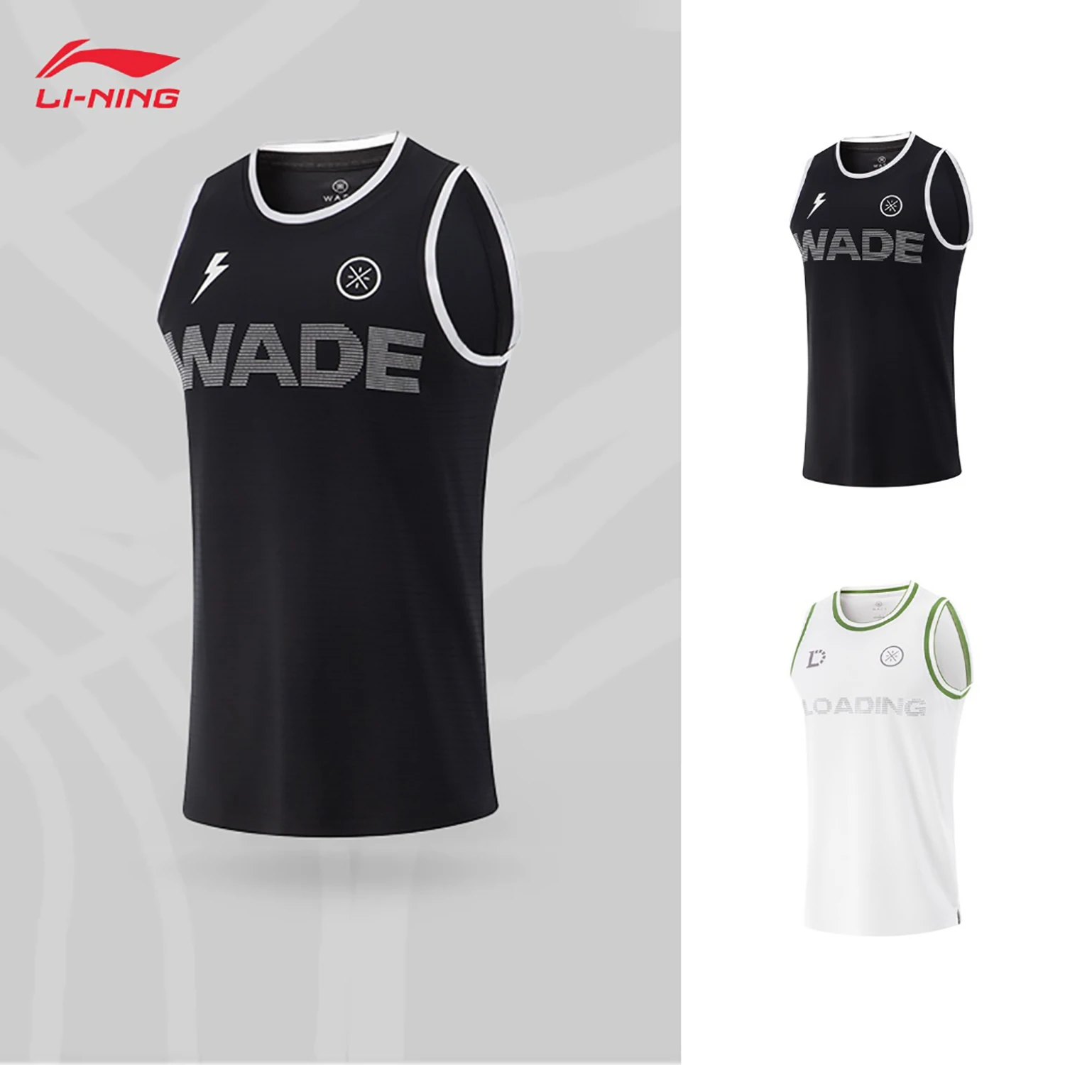 

LI-NING Wade Series Men Moisture wicking AT DRY ULTRA Match Top Sleeveless T-shirt AAYV009