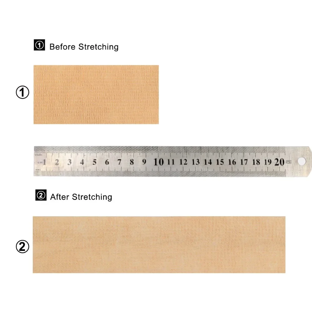 Großhandel 24 Rollen Bandage Atmungsaktive Selbsthaftende Bandage für Menschen & Haustiere Athletische Elastische Kohäsive Bandage Selbstklebend – Detail 8