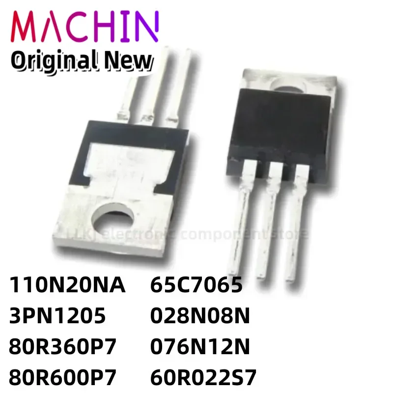 1pcs IPP110N20NA IPP3PN1205 IPP80R360P7 IPP80R600P7 IPP65C7065 IPP028N08N IPP076N12N IPP60R022S7 TO-220 MOS FET