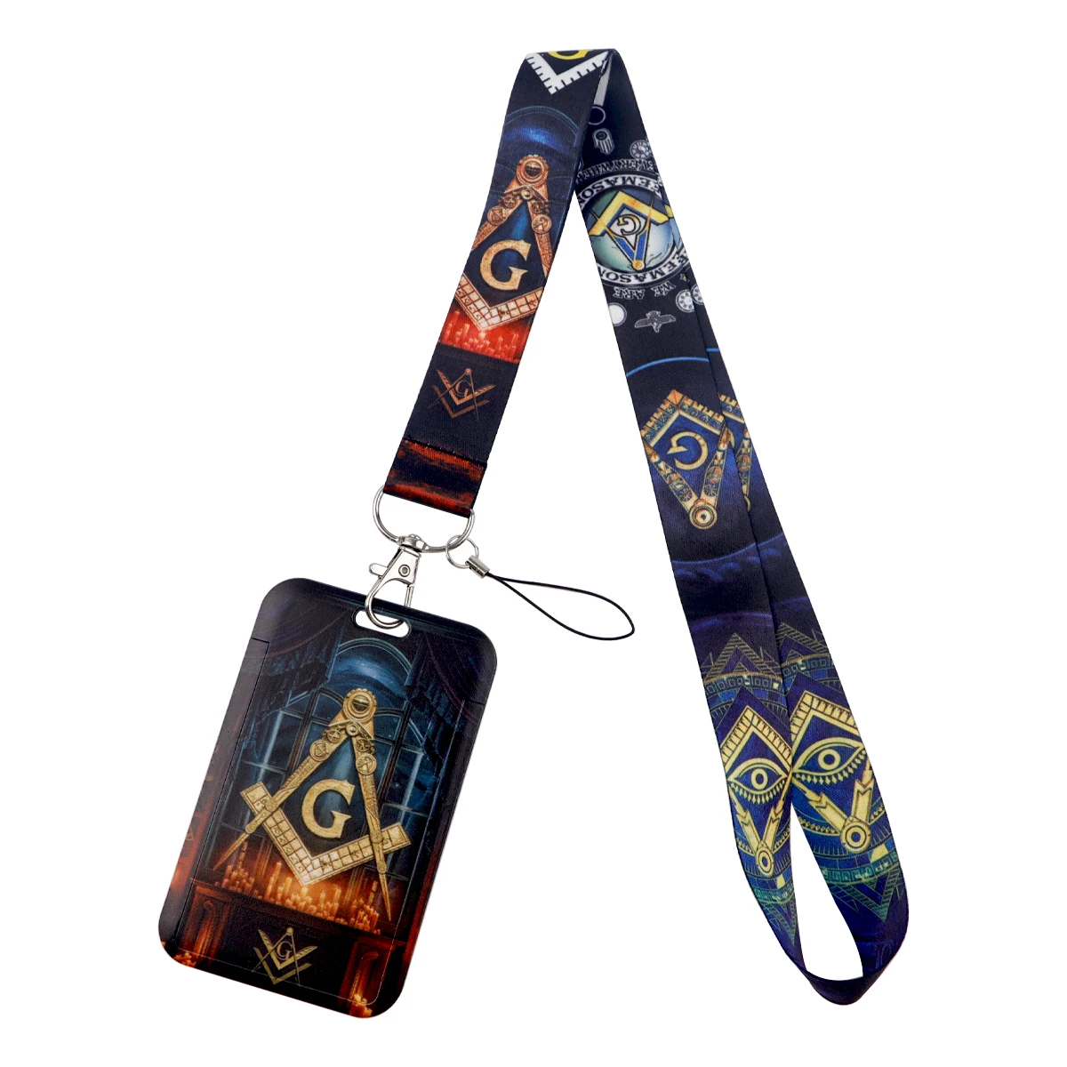 Freemasonry G Lanyard For Keychain School ID Card Student Teacher Cellphone USB Neck Straps Badge Holder Phone Accessories Gifts