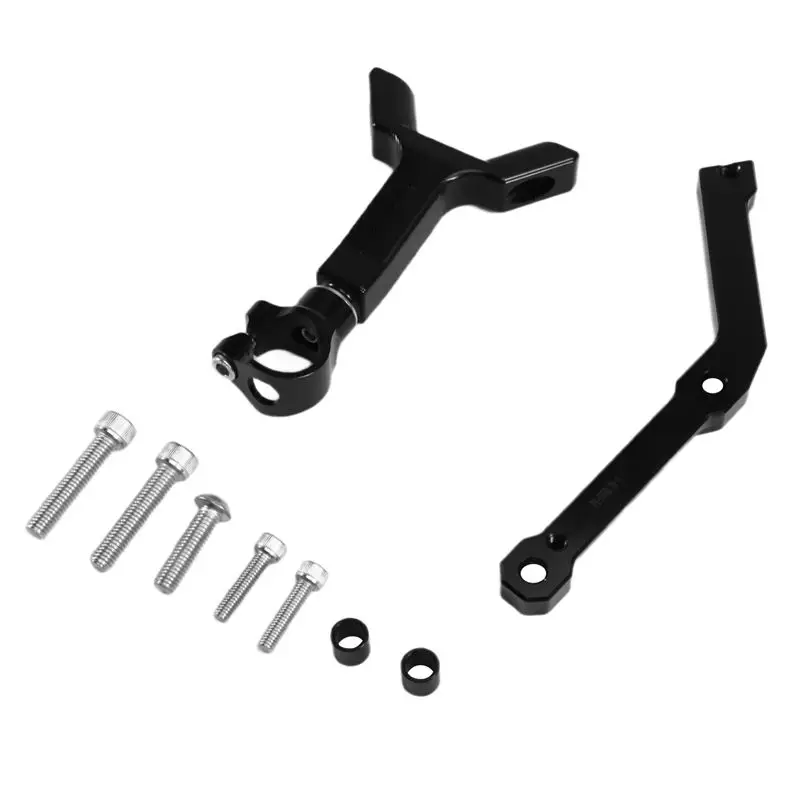 Well Motorcycle Damper Bracket Damper Bracket Forstreet TRIPLE 765 Steering Damper Stabilizer Mounting Kit Motorcycle Accessorie