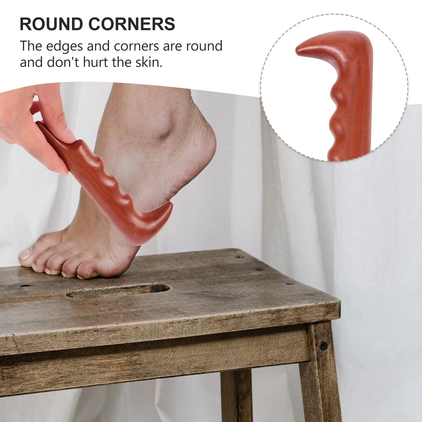 

Premium Neck Massager Durable Acupoint Head Back Body Gua Sha Stick For Muscle Pain Relief Lightweight Portable Scraping Massage