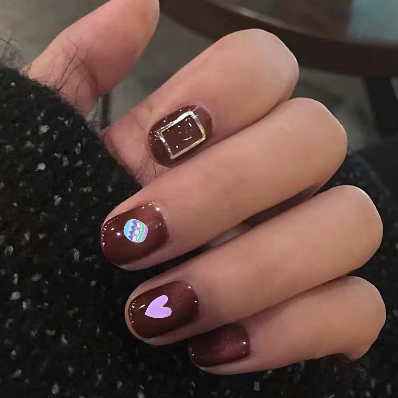 

2 Boxes Nail Art Decorations Easter Nail Decors for Party Decoration Manicure Ornaments Supplies Manicure Decor Props