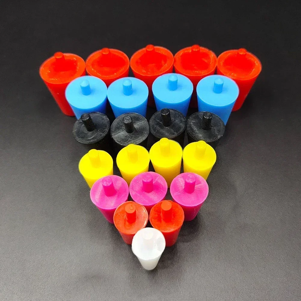 60Pcs High-Temp Masking Plugs Powder Coating Silicone Cone Plugs Assortment Kit For Covering Holes In Powder Spraying, Painting,