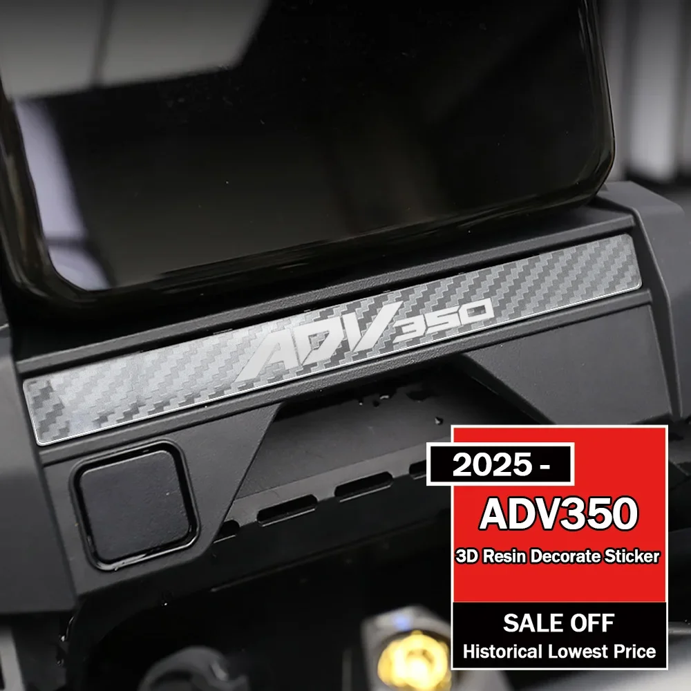 

For Honda ADV 350 ADV350 2025 Decorative Stickers 3D Epoxy Resin Sticker Protection Kit 2025 ADV350 Decorative Decals