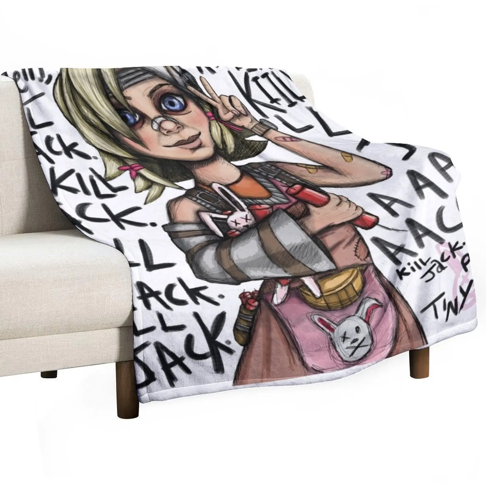 Tiny Tina Jack Poem Throw Blanket blankets and throws Thermal Soft Plaid Blankets