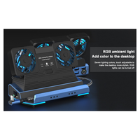 A07I 10-in-1 Type-C Game Docking Station for Steam DeckROG Ally/Switch M.2 PCie Nvme Hard Disk Box,USB C HUB 4K60HZ Dual Fan
