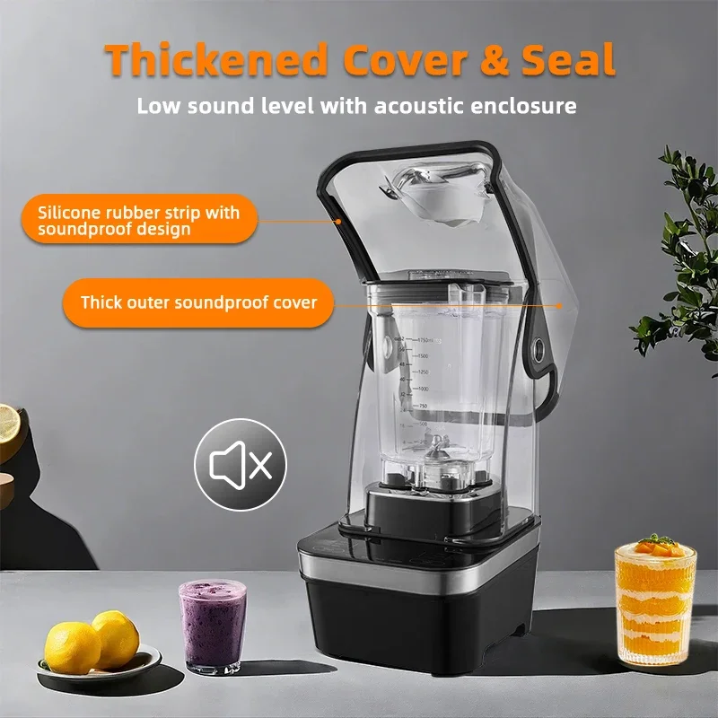 Hotel restaurant high power smoothie blender multi-purpose blender milkshakes blender jar food mixer