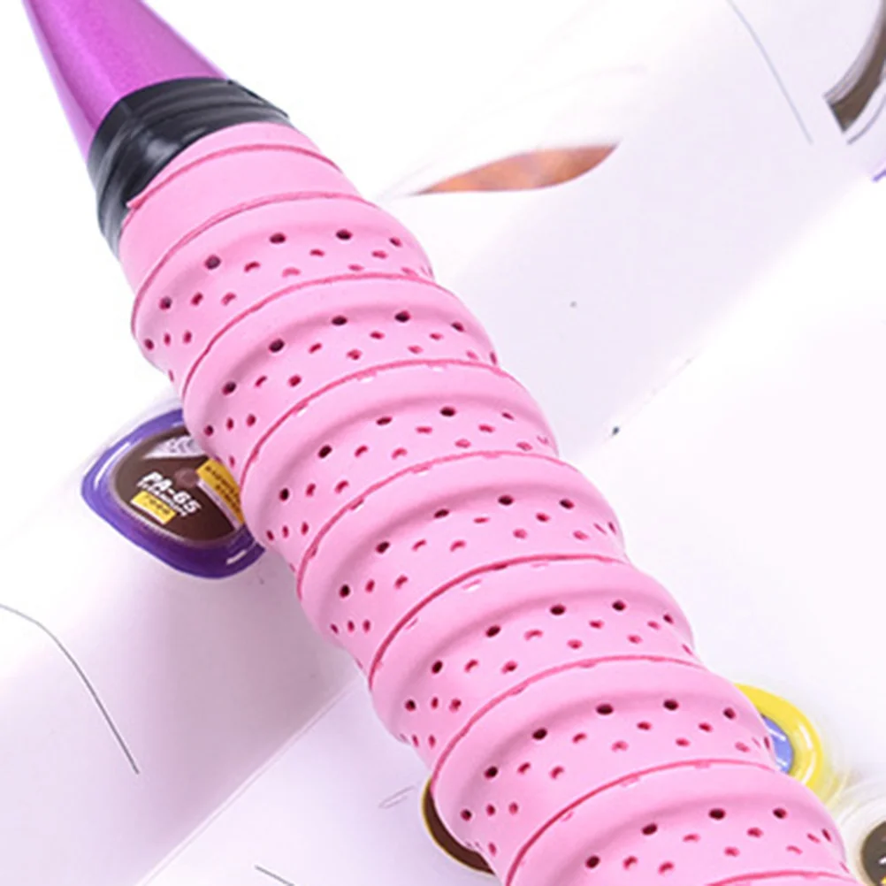 

6Pcs Premium Quality Overgrip Tape Sweat Absorbing Non-Slip Tennis Handle Wrap Comfortable Equipment Exercise
