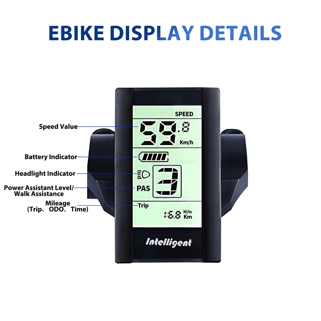 Electric Bike Bafang Display C965 800S Instrument for BAFANG BBS Mid Drive Motor Bicycle ebike Computer UART