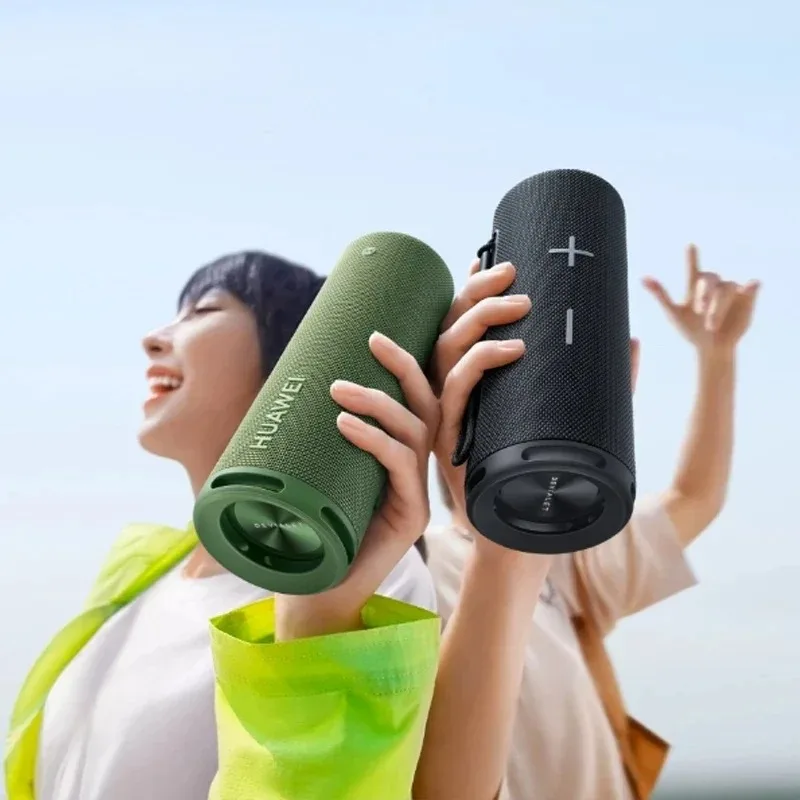 هواوي ساوند جوي مكبر صوت بلوتوث مكبرات صوت خارجية محمولة ذكية باس مزدوجة ستيريو لاسلكية عمر البطارية 26 ساعة