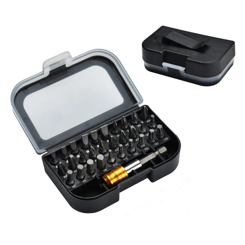 

Набор отверток из 31 шт. (30 большинства широко используемых отверток + 1 быстроразъемный адаптер-удлинитель шестигранного патрона)