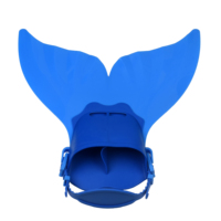 Mermaid Flipper Monocle Whale double flipper children one-piece flipper snorkeling swimming training diving supplies
