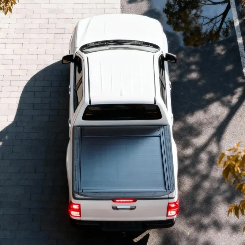 

Electric Roller Lid Pickup Truck Bed Cover Retractable Aluminium Tonneau Cover for F150