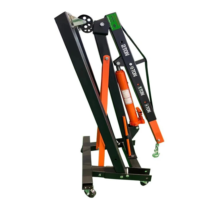 Heavy Duty Durable 3 Ton Hydraulic Foldable Shop Crane portable Truck Repair Lift Engine Crane Hoist