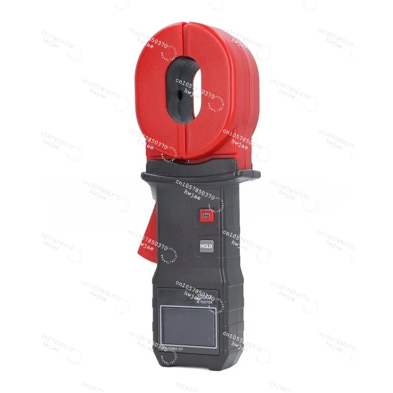 Suitable for 2000X Digital Ground Resistance Meter LCD Display 0.01~500Ω Auto Ranging Clamp Earth Resistance Meter Tester