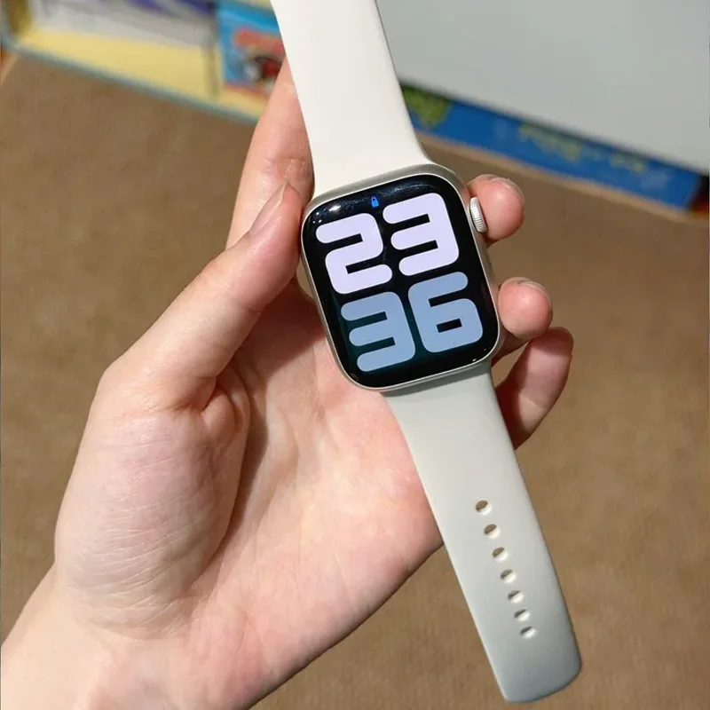 Silicone Band For Apple Watch strap 44mm 45mm 40mm 41mm 42-46mm Sport Bracelet iwatch Series 11 10 8 7 6 5 SE 9 Ultra 2-3 49mm