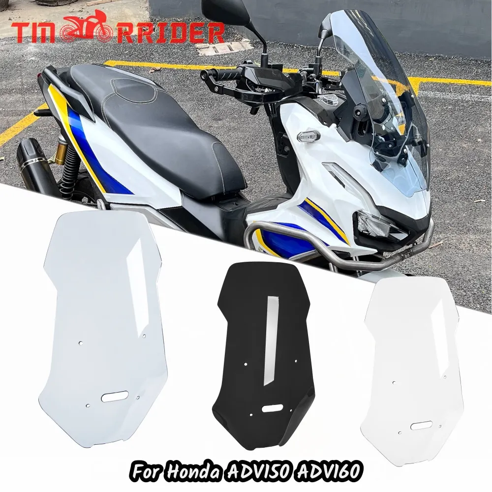 

For Honda ADV150 ADV160 2019-2024 Motorcycle Accessories ADV 150 160 Windscreen Windshield Front Wind Shield Airflow Deflectors