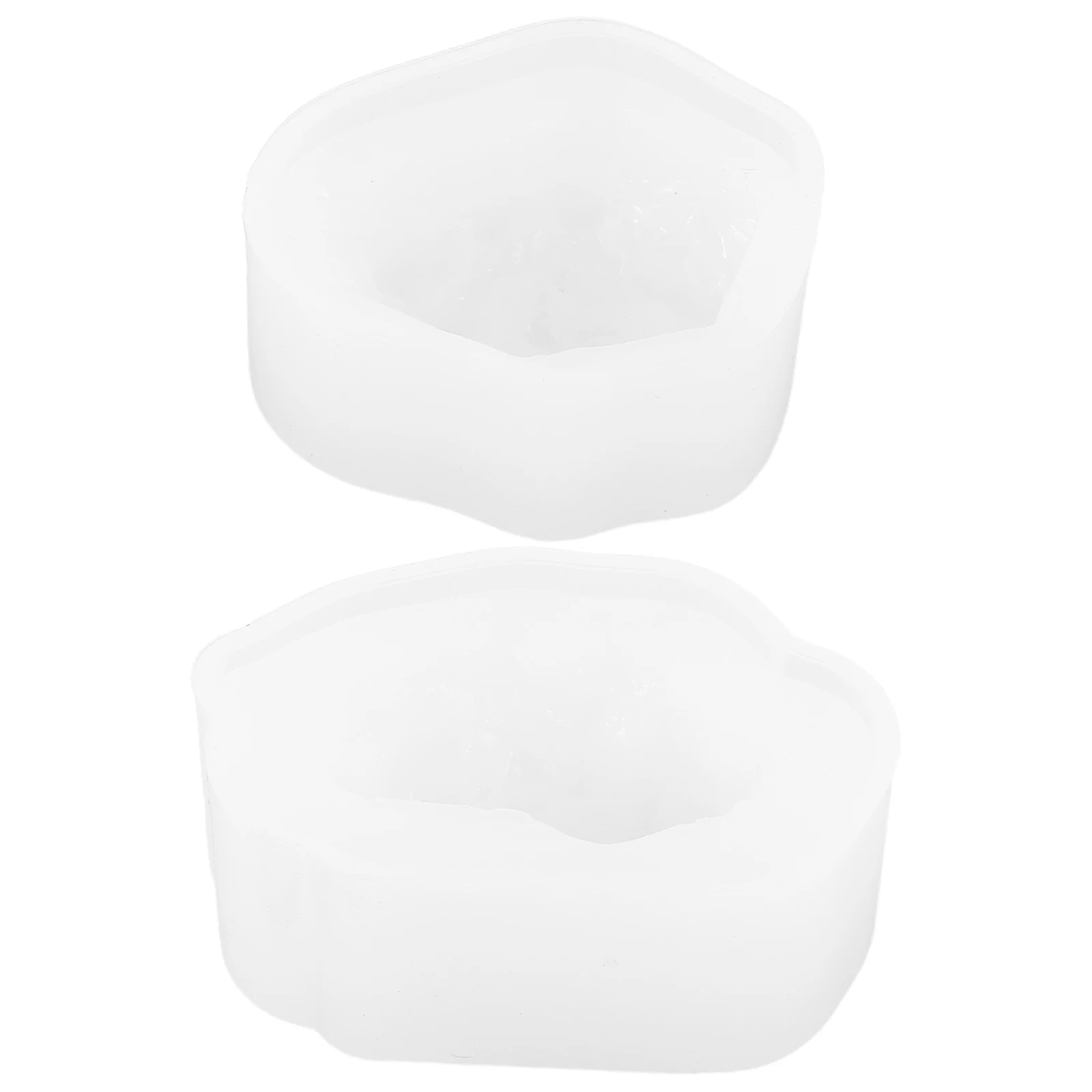 

2 Pcs Crystal Cluster Mold Epoxy Resin Silicone Jewelry Pendant Casting Craft Supplies High Precision Reusable