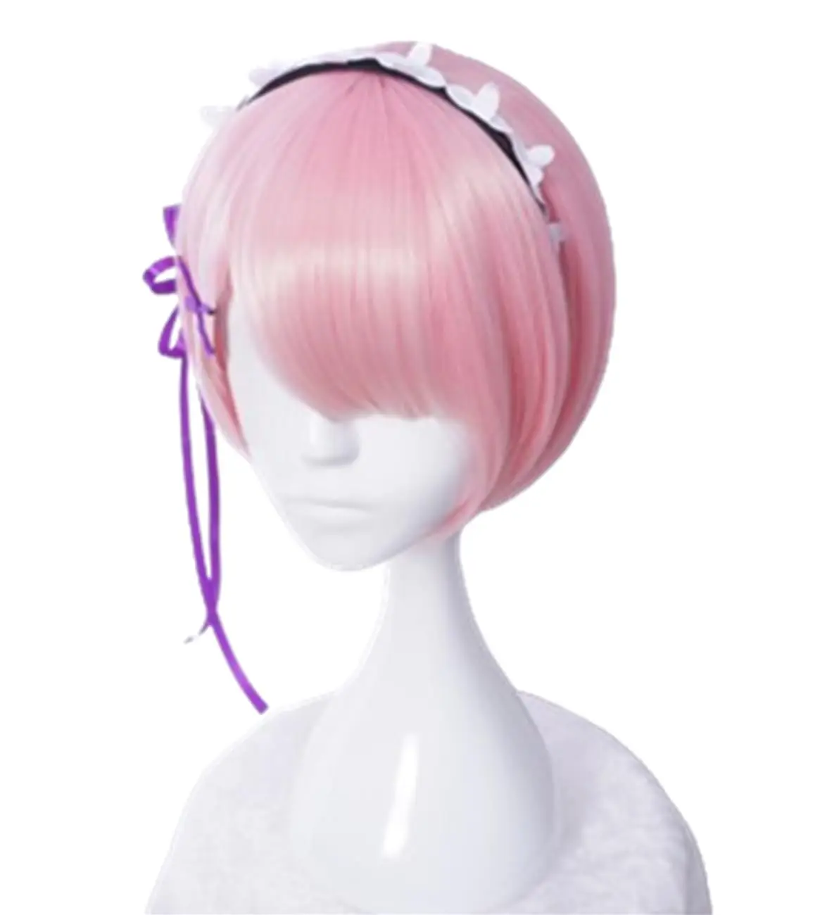

Cosplay Wigs Short Pink Anime Hair Fashion Female Synthetic Wig (without Headband) Visit the Store
