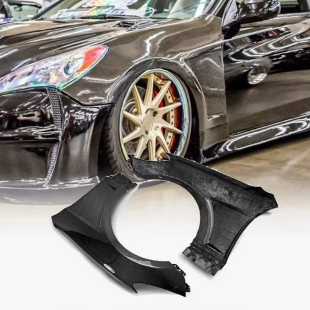 

Автомобильное переднее крыло для бровей, брызговик для Hyundai Genesis, модифицированное углеродное волокно, объемные автомобильные аксессуары