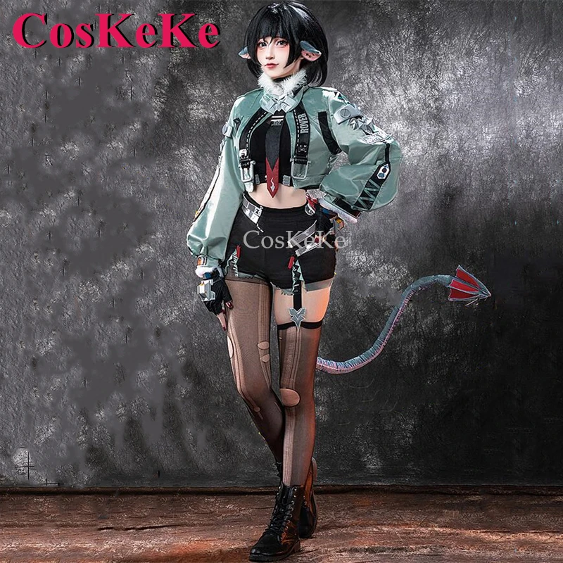 CosKeKe Jane Doe Cosplay Game Zenless Zone Zero Costume Fashion Sweet Uniforms Outfit Women Activity Party Role Play Clothing