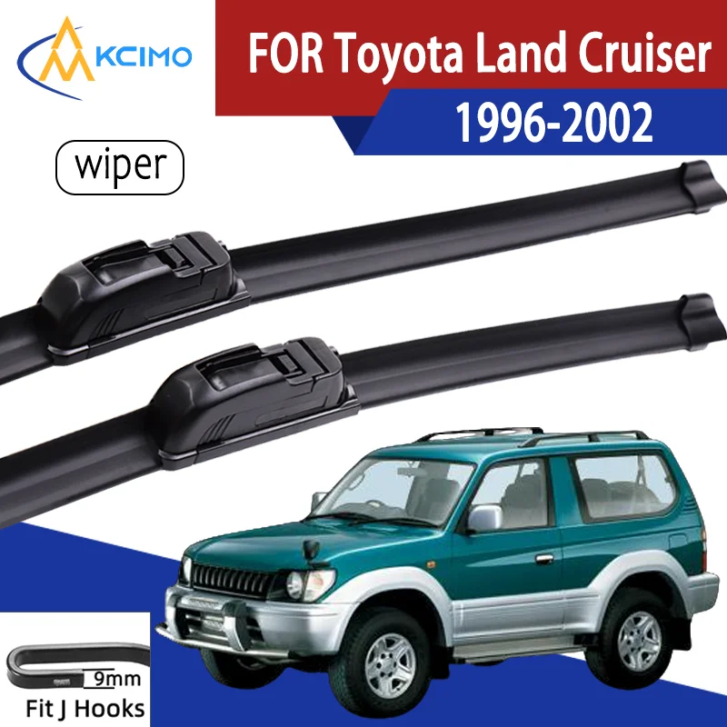 

Windscreen Window Wiper Blades For Toyota Land Cruiser Prado J90 1996-2002 Cleaning Auto Accessories 19"+18"