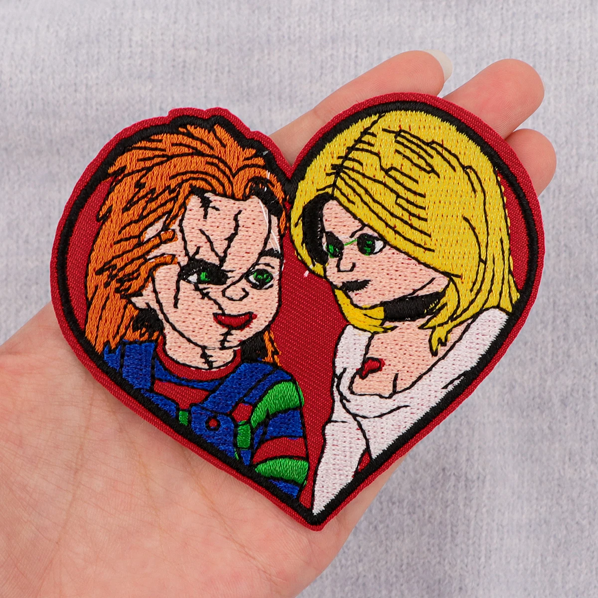 Horror Movie Characters Patch Embroidery Anime Embroidered Logo Garment Accessories Sticker Patches Clothing Gifts for Friends