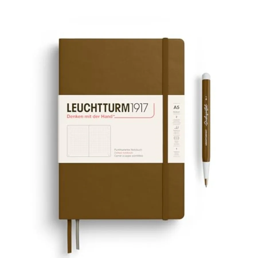 

Notebook Hardcover Medium A5-251 Numbered Pages for Writing and Journaling - Thinking Ahead Paper