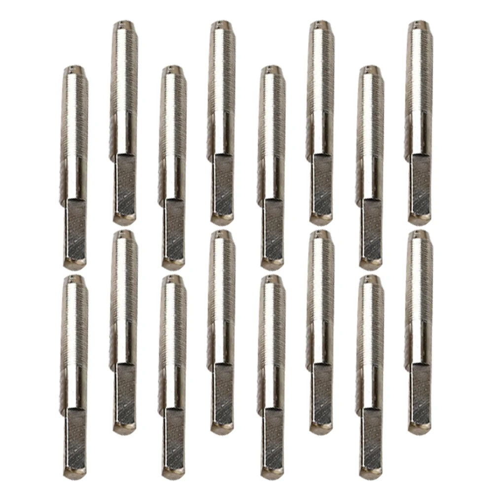 16 قطعة سلسلة القيثارة القيثارة Zither ضبط أوتاد أداة معدنية تحديد دبابيس ل Harpsichord Guzheng Dulcimer الفضة