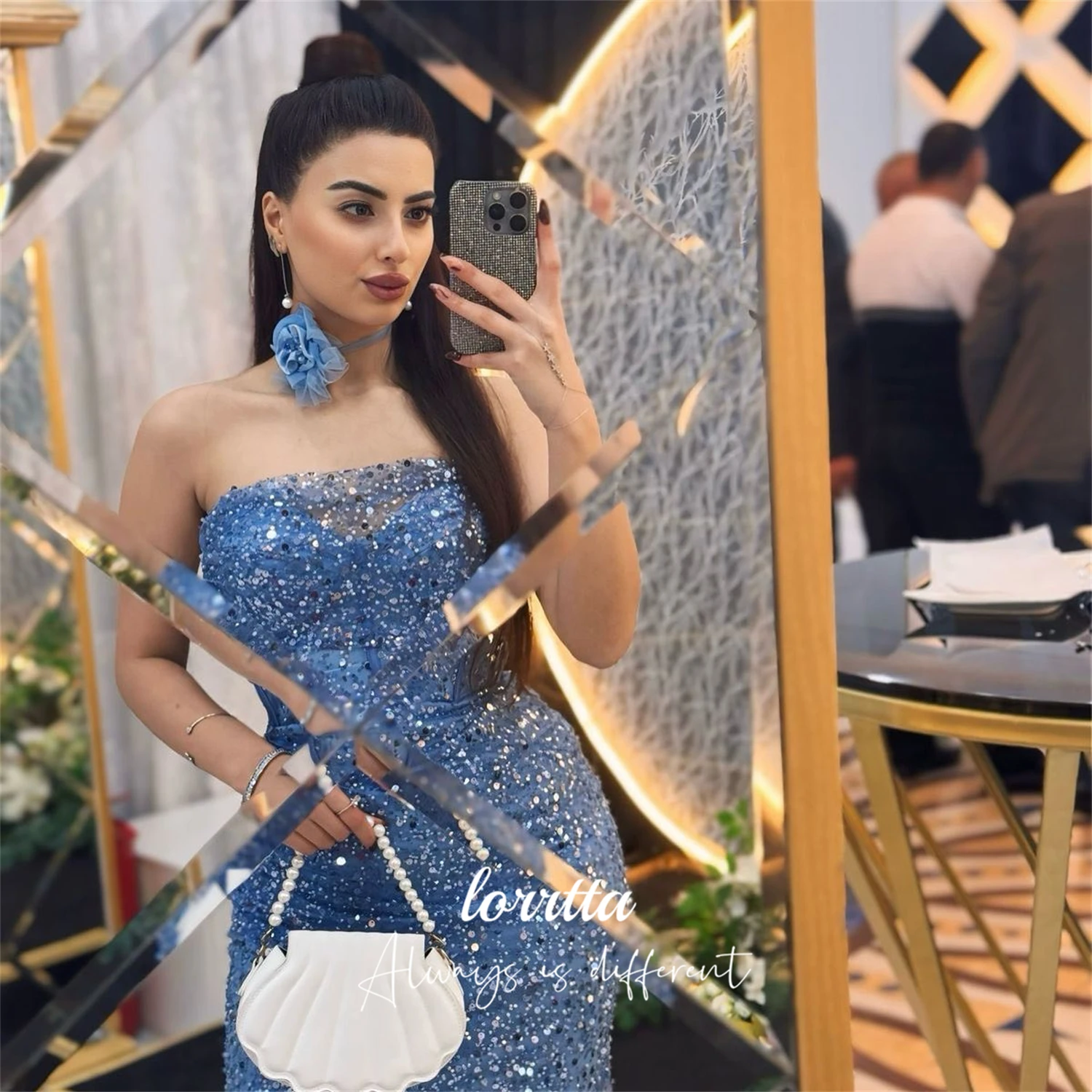 

Lorrtta Customized Evening Dresses Woman Elegant Party Dresses 2025 Woman Mermaid Prom Dress for Wedding Guest Elegant Women New