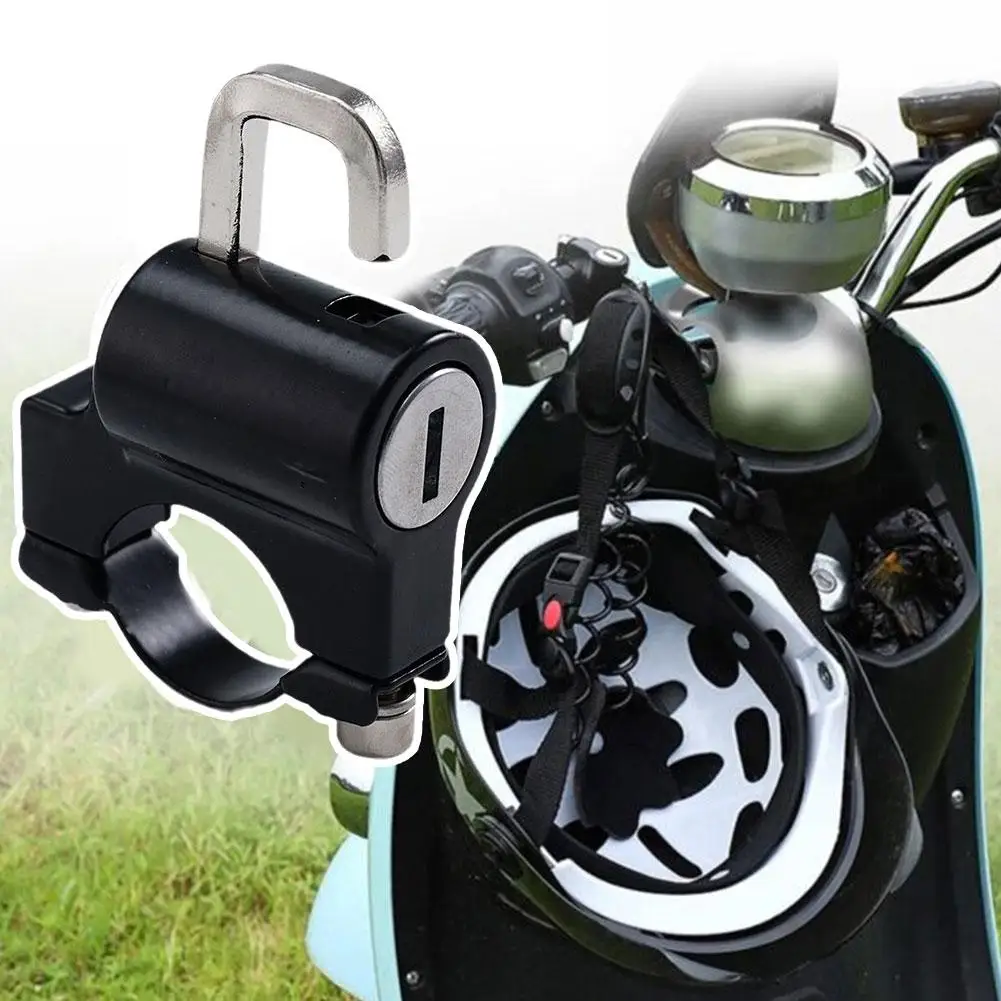 Electric Vehicle Hook Lock Motorcycle Handlebar Helmet Lock Theft Anti-theft Anti Bicycle Fixed Lock Hook Universal N5S8