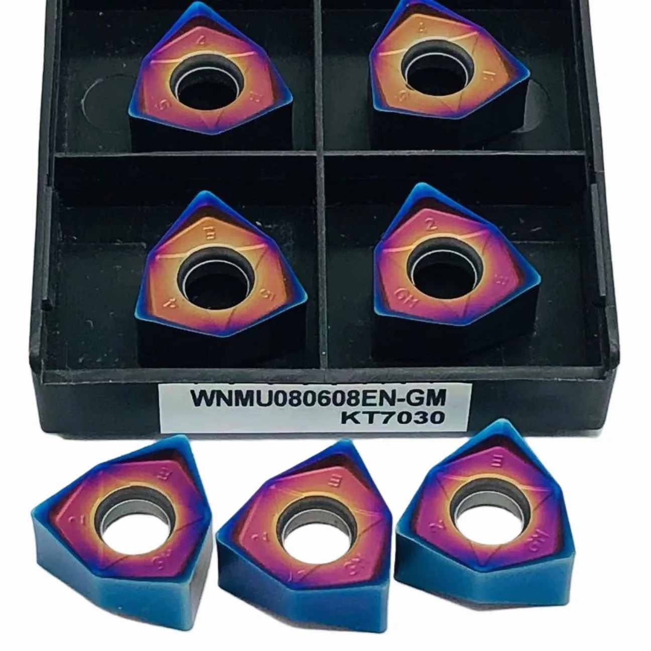 Nuovo 10 pz WNMU080608 inserti per fresatura frontale Oringinal di buona qualità mulino in carburo di tungsteno piastra di taglio tornio utensile per tornitura