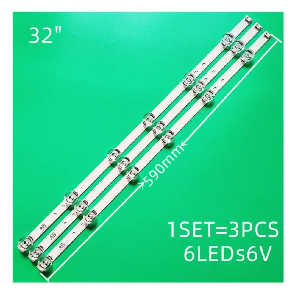 LED Strip Light (3) for LG 32LB552U 32LF560V 32LF5800 32LB5610 32LB561V UOT A B 32 inch DRT 3,0 32 A B 6916l-2223A 6916l-2224A