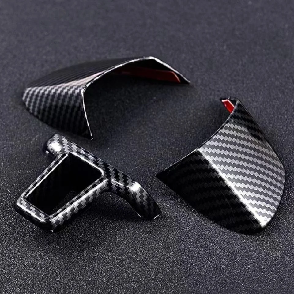 ABS Carbon Fiber Lenkrad Abdeckung Schutz Trim Für VW Golf 6 MK6 Passat B7 CC Jetta Bora Polo Tiguan Caddy Touran Sharan