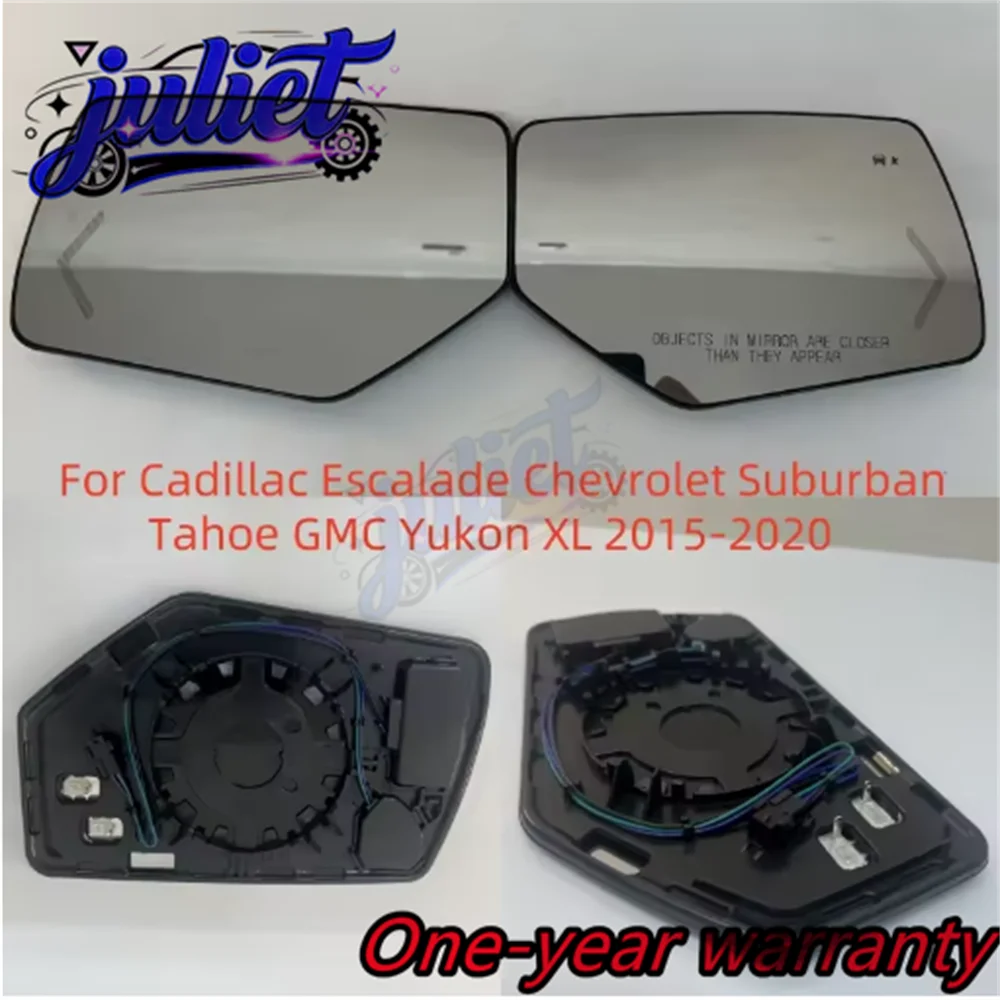 

Зеркальный элемент с подогревом и функцией поворотника для Cadillac Escalade, Chevrolet Suburban, Tahoe, GMC Yukon XL 2015-2020, с функцией мониторинга слепых зон