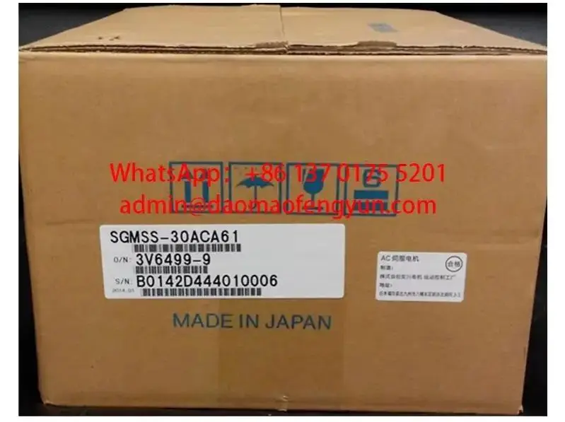 

SGMSS-30ACA61 Brand New Servo Motor，SGMSS 30ACA61 Servo Motor，Fast shipping