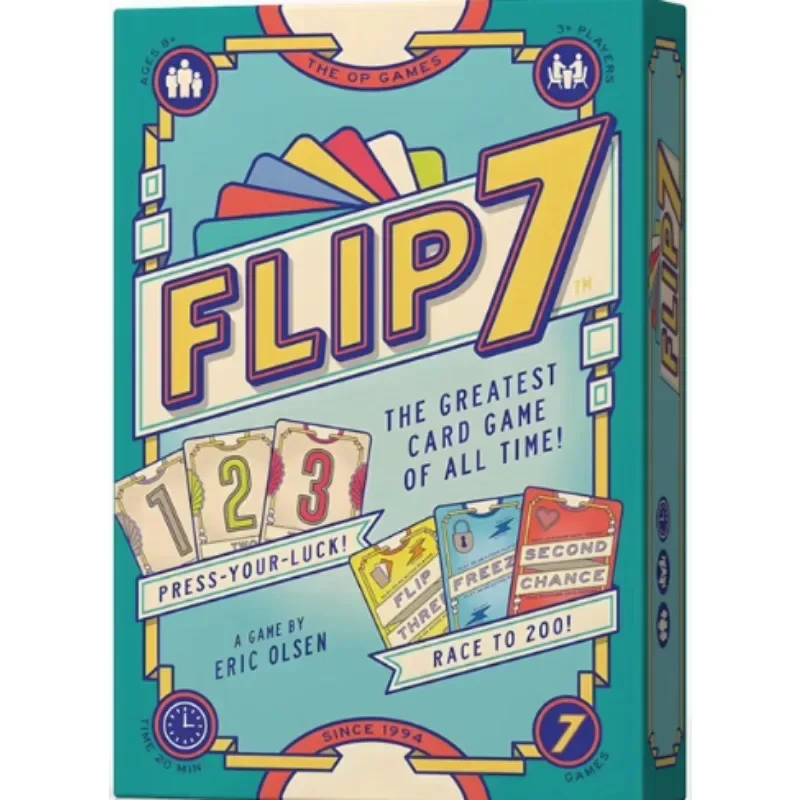 

@Board Game FLIP 7 Excitement: A Must-Have Family and Friends Card Game for Memorable Game Nights and Gathering Fun