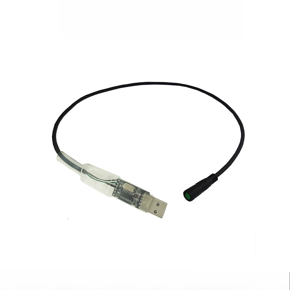 Câble de programme USB de moteur central pour programmation et configuration, compatible avec les systèmes de moteur d'entraînement central de vélo électrique