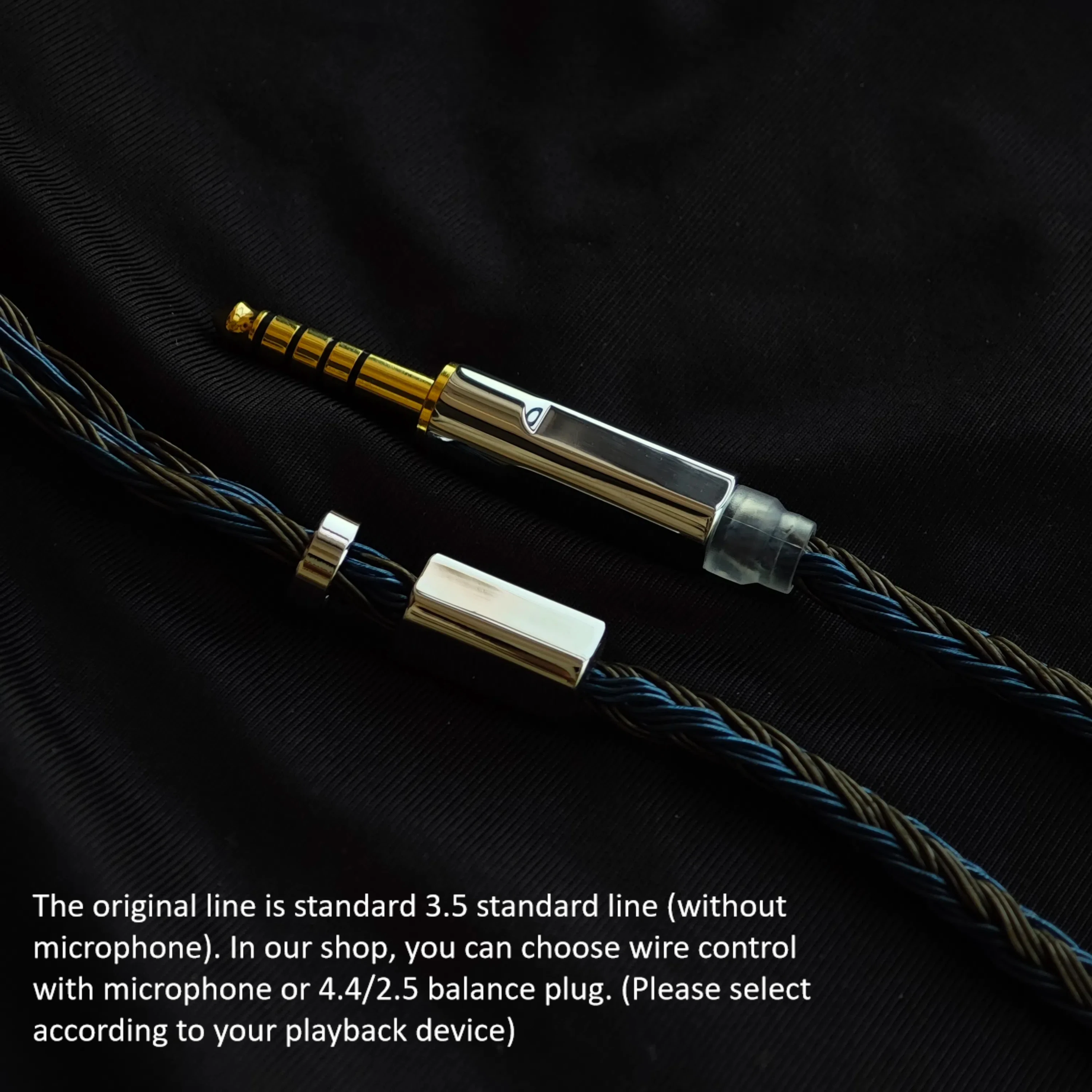 Untuk Logitech UE900 UE900S Kabel Peningkatan Profesional 24-Core OCC Berlapis Perak 3.5Mm dengan Mikrofon 2.5Mm Kabel Earphone HiFi Seimbang