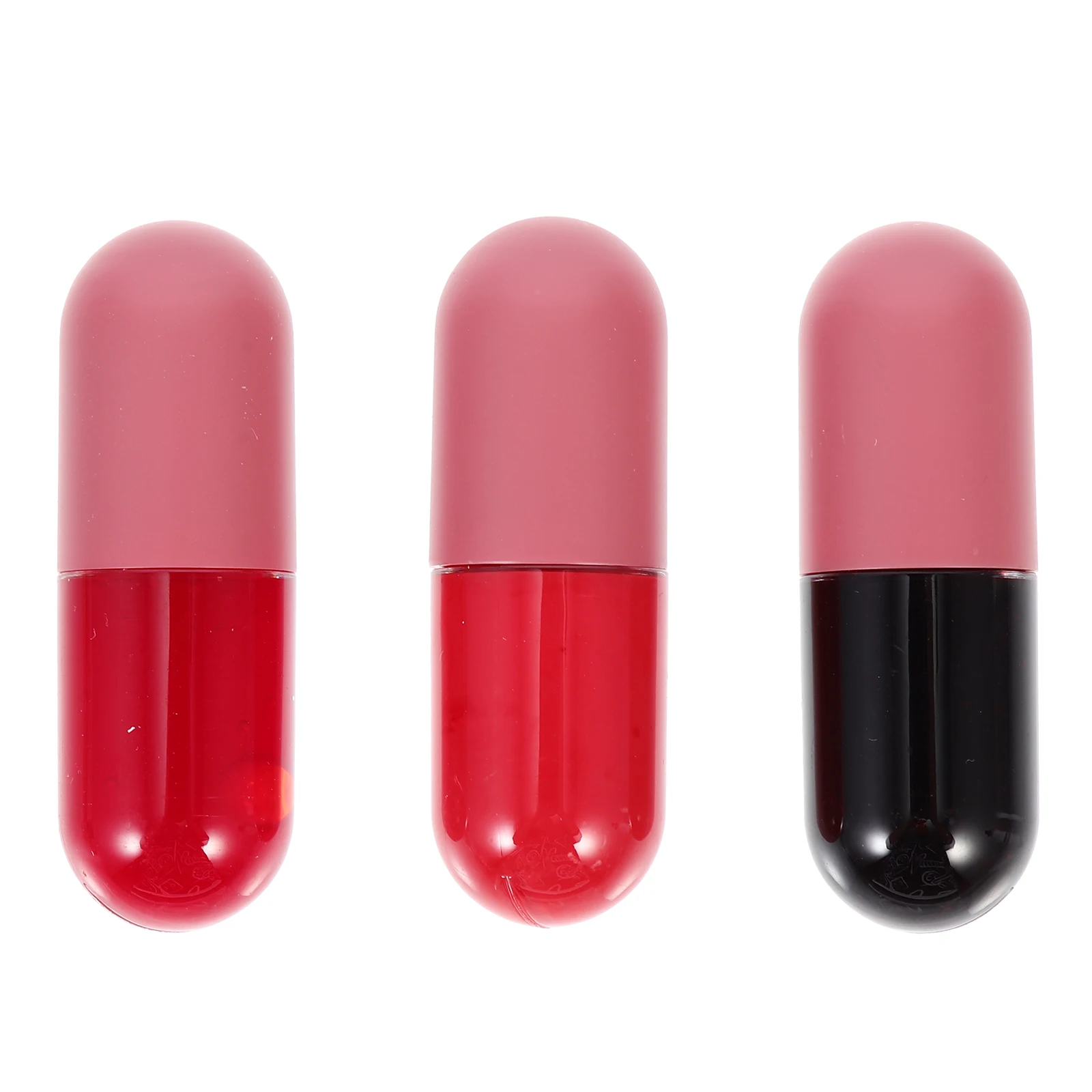 3Pcs Lip Oil Moisturizing Nourishing Formula Lightweight Portable Design for Dry Chapped Lips Daily Care Desalinate Lip Glosses