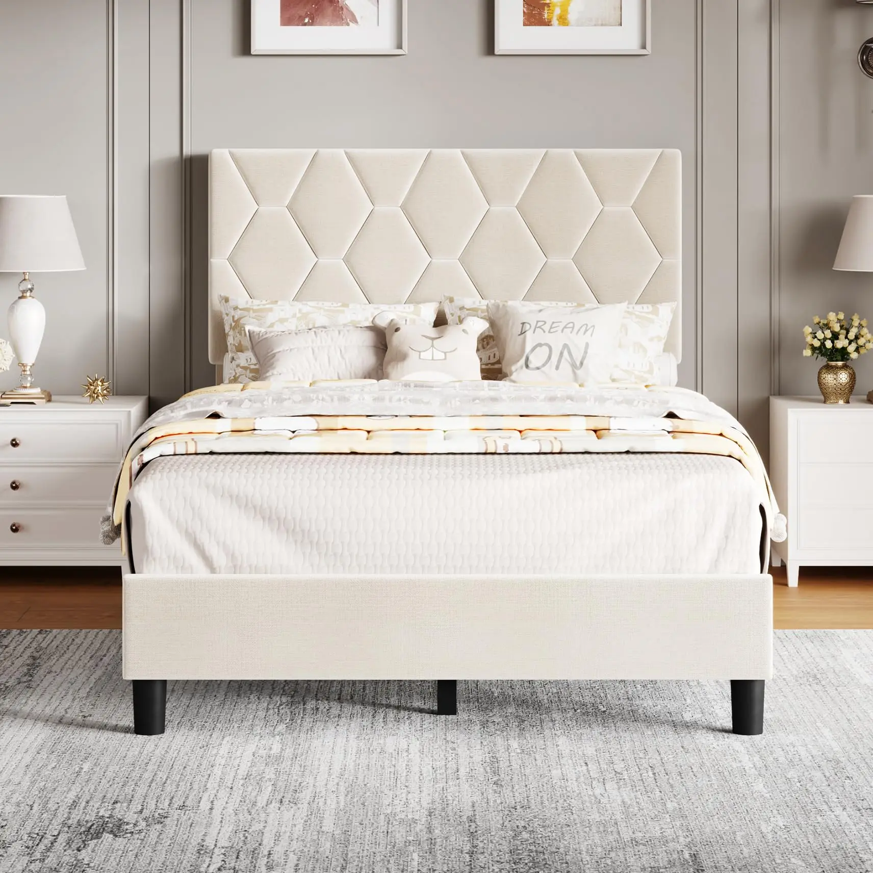 Thumbnail 2 - #2 Low Price Upholstered Headboards Deals