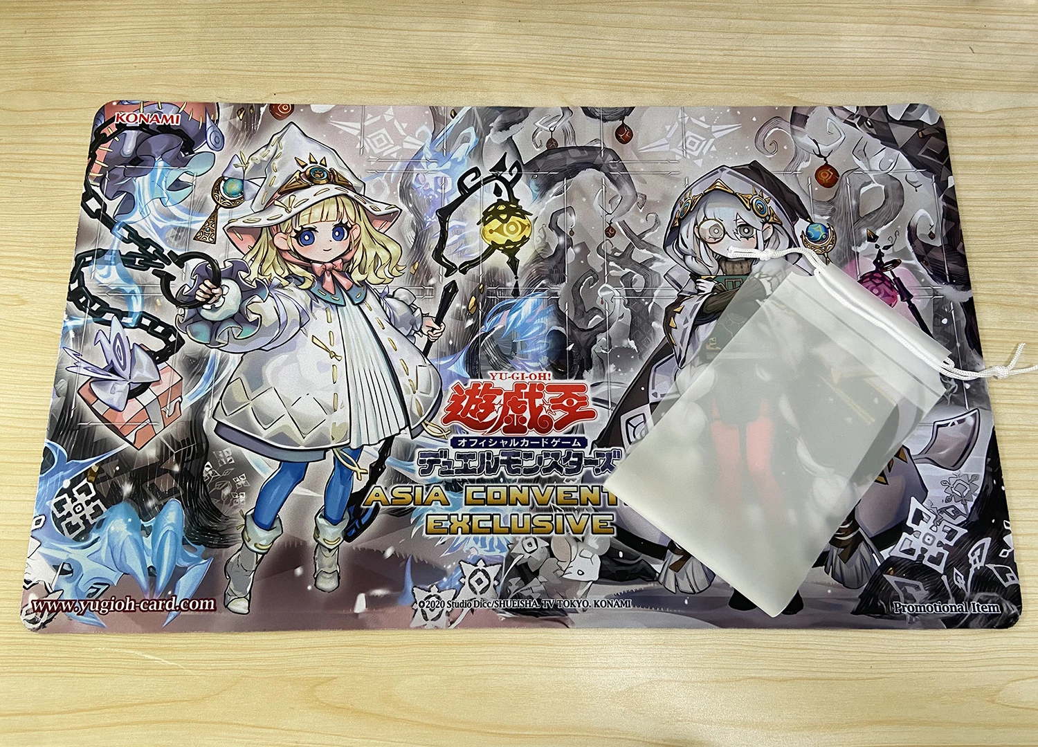 YuGiOh Asteria Risette of The White Woods TCG Mat CCG Playmat Trading Card Game Duel Pad Rubber Mousepad Free Bag 600x350x2mm